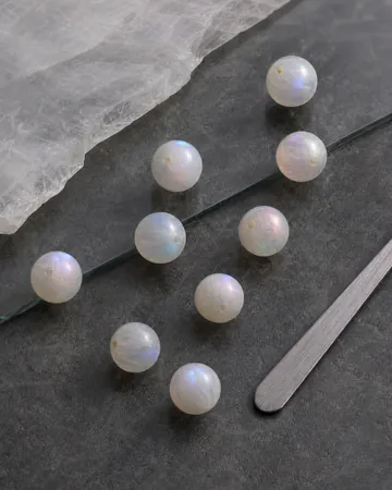 October opal birthstone beads